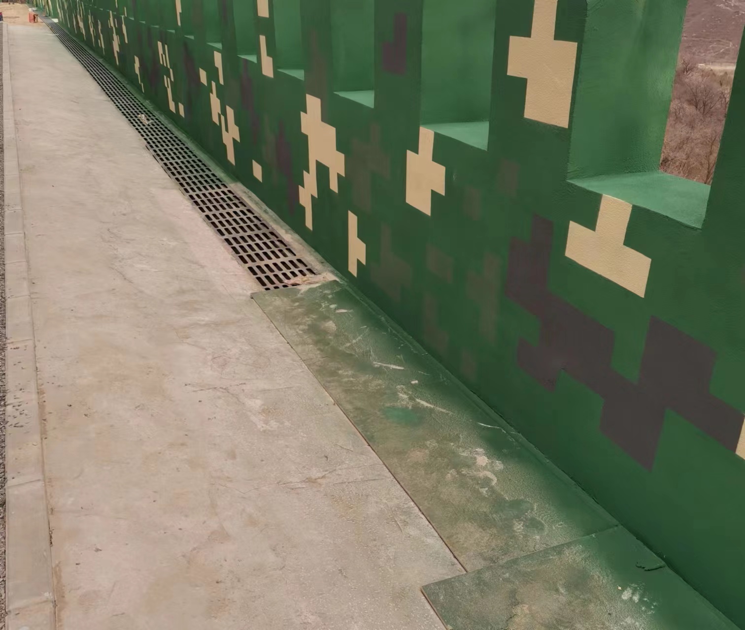 成都围墙迷彩喷涂,数迷彩漆